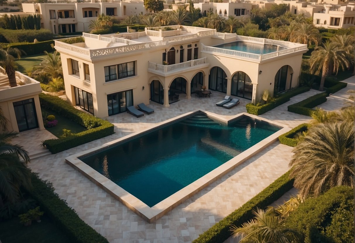 Family Villa Area in Green Community East Dubai