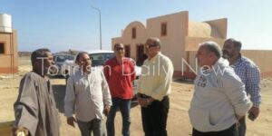 رئيس مدينة مرسى علم يتفقد جاهزية بديل العشوائيات بوادي الجمال