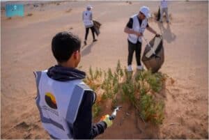 King Abdulaziz Royal Reserve Organizes Environmental Volunteer Event