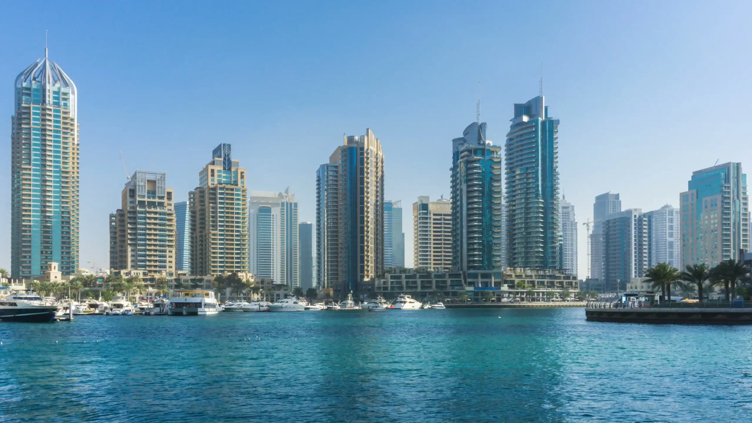 Panoramic Views of Dubai Marina