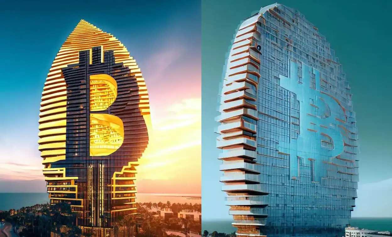 Bitcoin Tower in Dubai