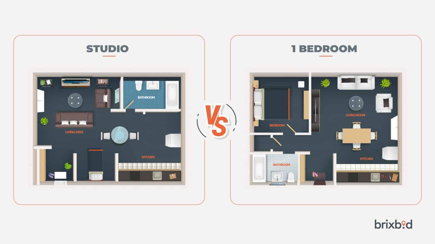 Studio or 1-Bed Apartment