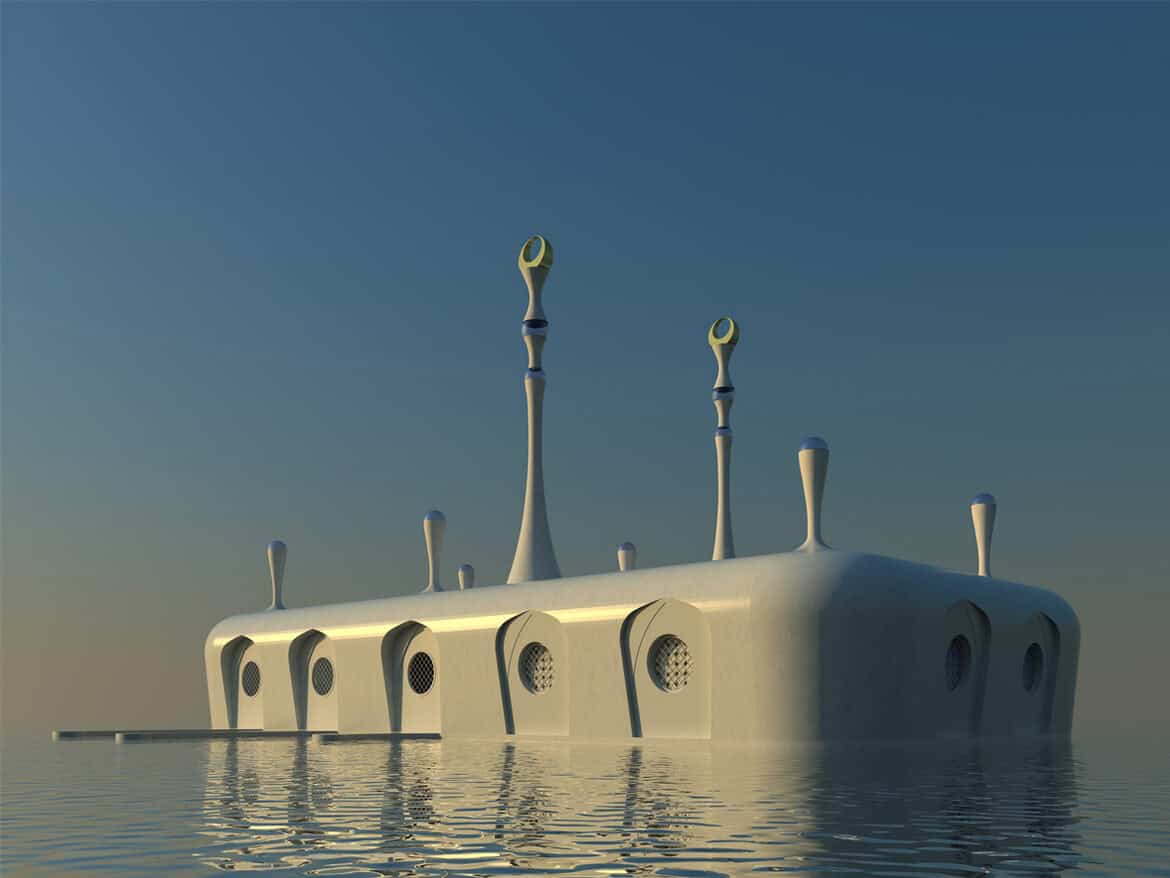Floating Mosque in Dubai