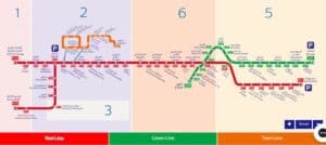 Red Line Metro Stations in Dubai