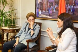 Egypt’s Al-Mashat, New Development Bank’s President explore investment opportunities ahead of inaugural seminar