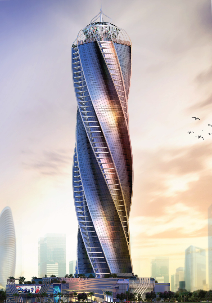 Diamond Twisted Tower, New Capital Amazon Development
