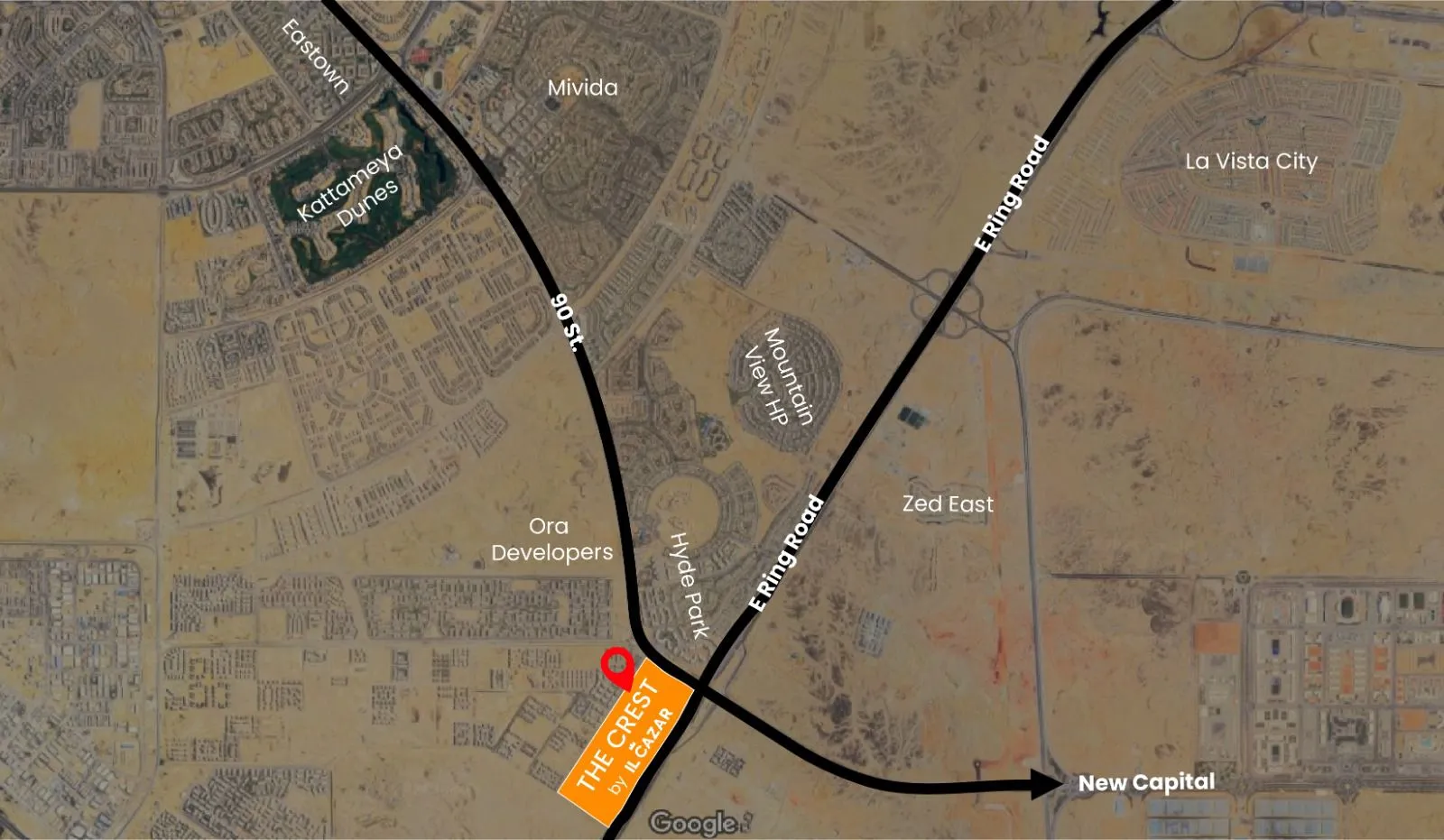 The Crest New Cairo Compound Il Cazar Development